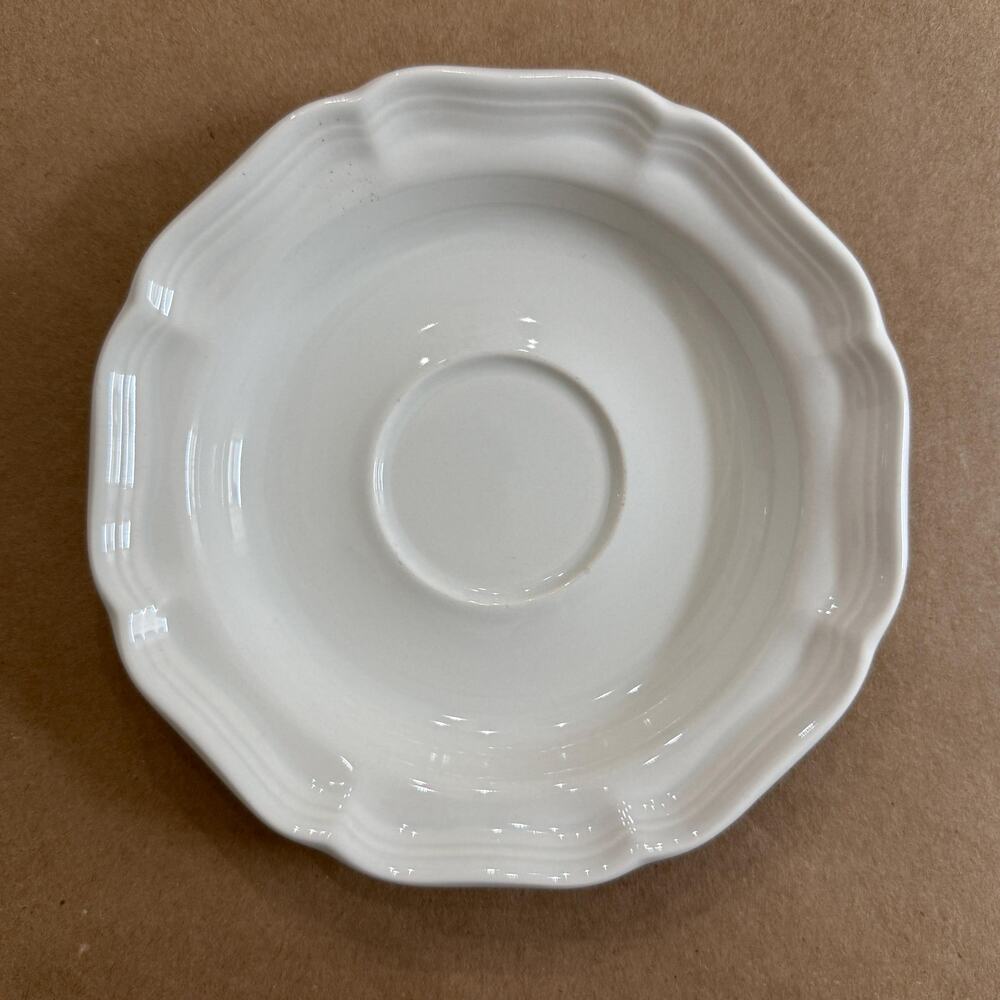 Vintage Mikasa French Countryside Saucer with Scalloped Edge